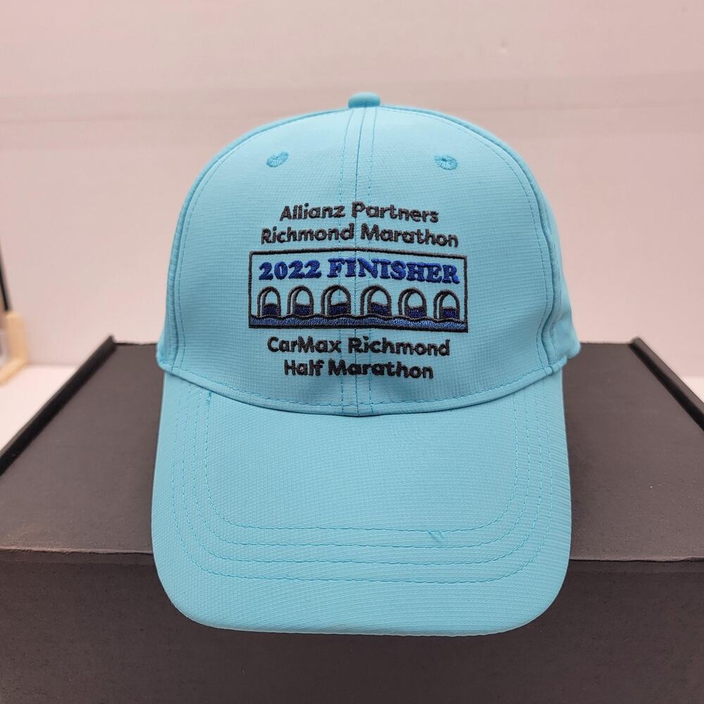 Richmond Marathon Hat Cap Strap Back 2022 Finisher CarMax Half Marathon Mens